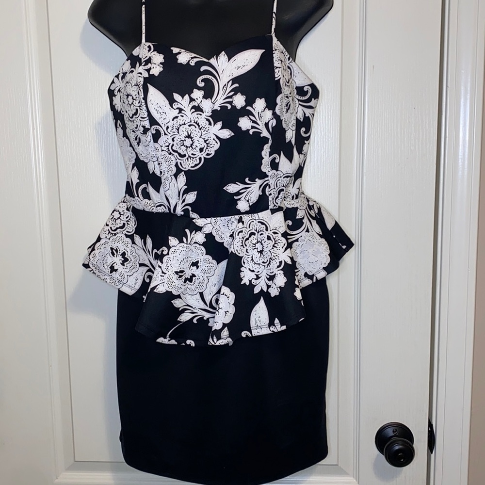 Black and white dress